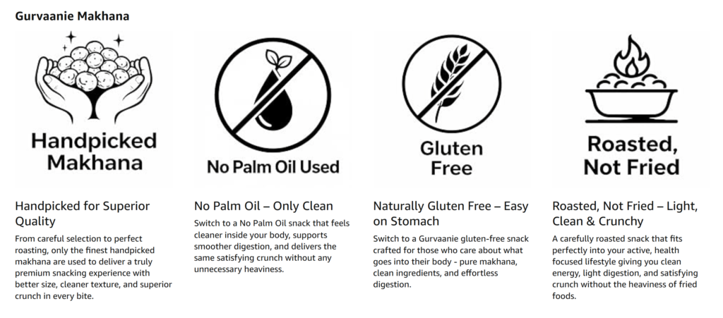 Low in calories snack gulten free, no palm oil snack