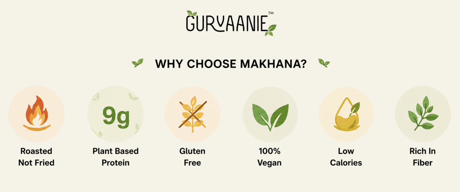 health benefit of roasted makhana which is made by premium brand