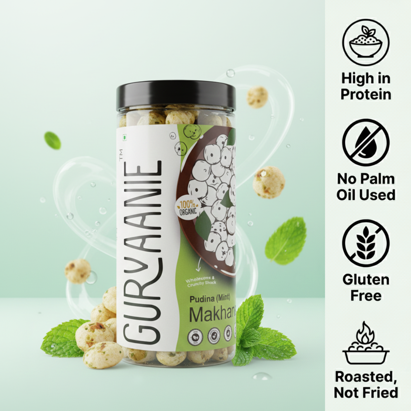 Pudina Makhana seeds